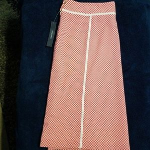 Women's Pink and White Skirt